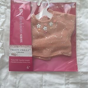 BBIB American Girl Doll Frosty Frills Shirt for 18IN Dolls